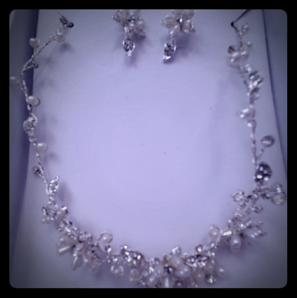 Wedding Necklace & Earrings
